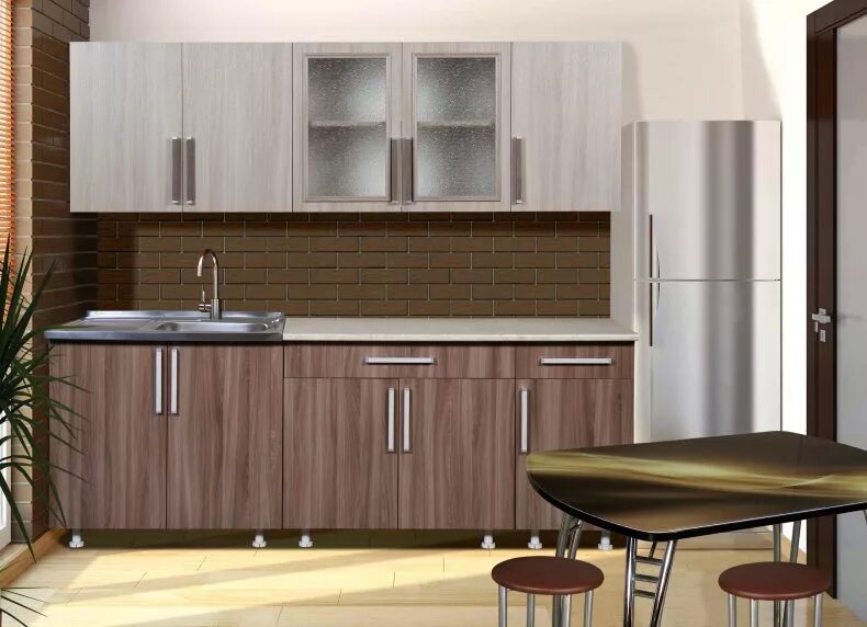 Кухонный гарнитур лдсп фото Классика Мебельная фабрика "Мир Мебели"