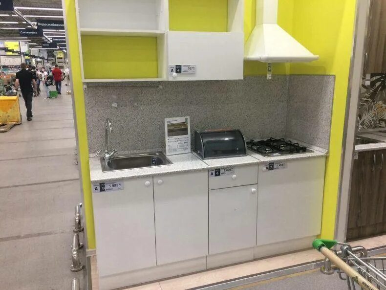 Кухонный гарнитур леруа мерлен фото цена Самая дешевая кухня в Леруа Мерлен