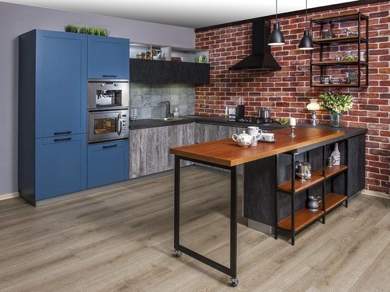 Кухонный гарнитур лофт фото Кухня лофт, кухня в стиле лофт, кухонный гарнитур loft