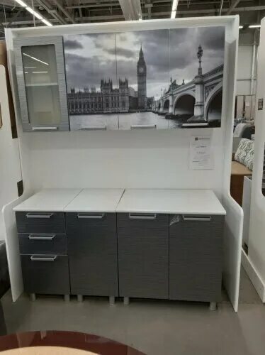 Кухонный гарнитур лондон фото Кухня "Лондон" 1,6м. - купить в интернет-магазине по низкой цене на Яндекс Марке