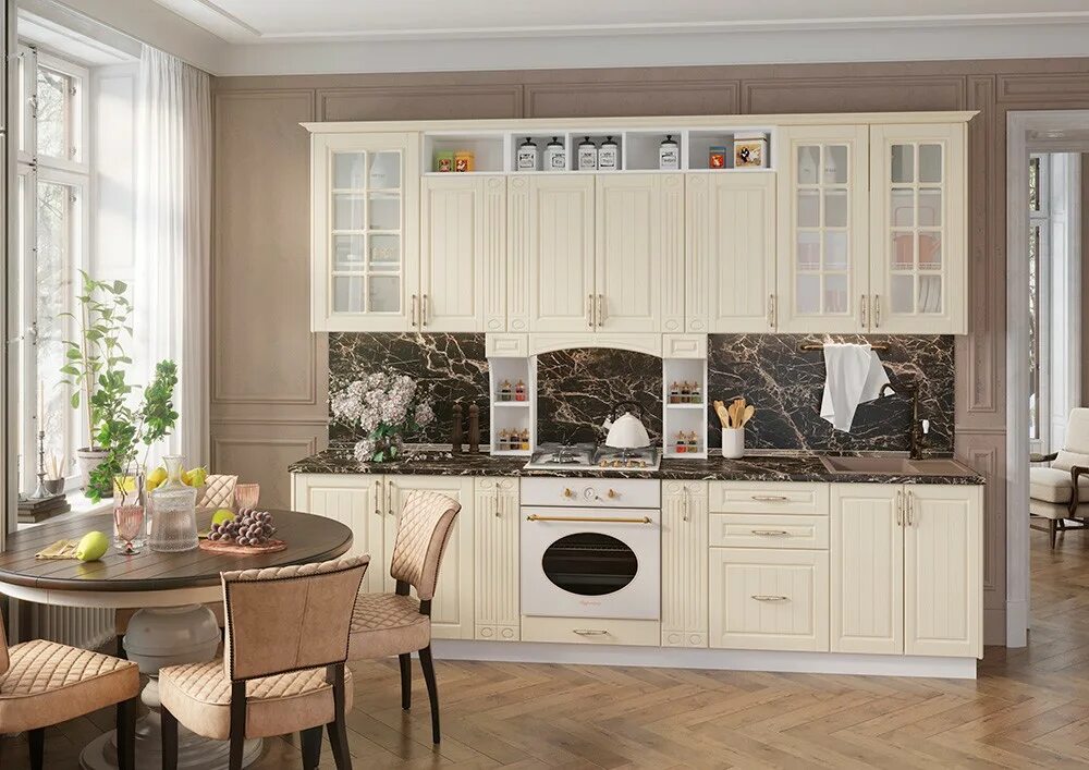 Кухонный гарнитур лондон фото Кухня модульная Лондон купить в Краснодаре Мебель 2x2