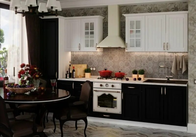 Кухонный гарнитур лондон фото Кухня Лондон стол-рабочий ШНМ 600 (1 створ) в Симферополе купить по цене от 4&nb