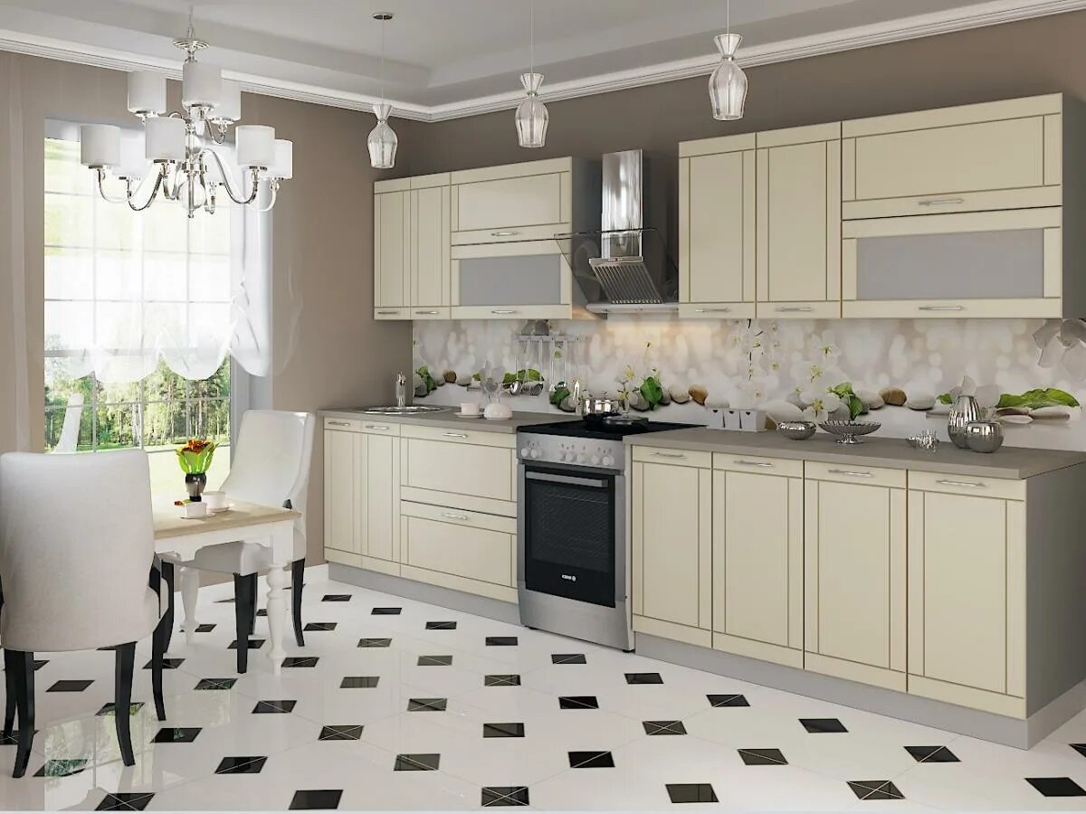 Кухонный гарнитур мария фото кухонный гарнитур"МАРИЯ"тирамису софт, 2,6м цена: 58 500 * Мебель Искитим