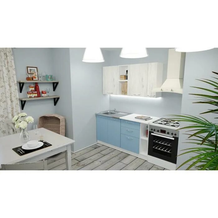 Кухонный гарнитур мария каталог фото и цены Кухонный гарнитур Мария нормал 4 1500 мм (5007694) - Купить по цене от 19 768.00