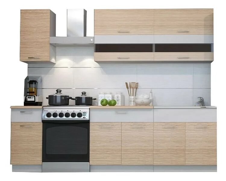 Кухонный гарнитур маша 2.0 фото Монтана венге сонома 2 0 м кухонный комплект бтс мебель - Наша недвижка, наш дом