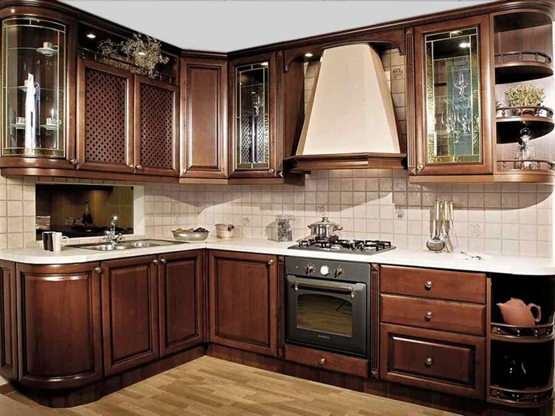 Кухонный гарнитур массив фото Кухня Лаура - Россия, купить кухню Лаура: цена, фото, характеристики