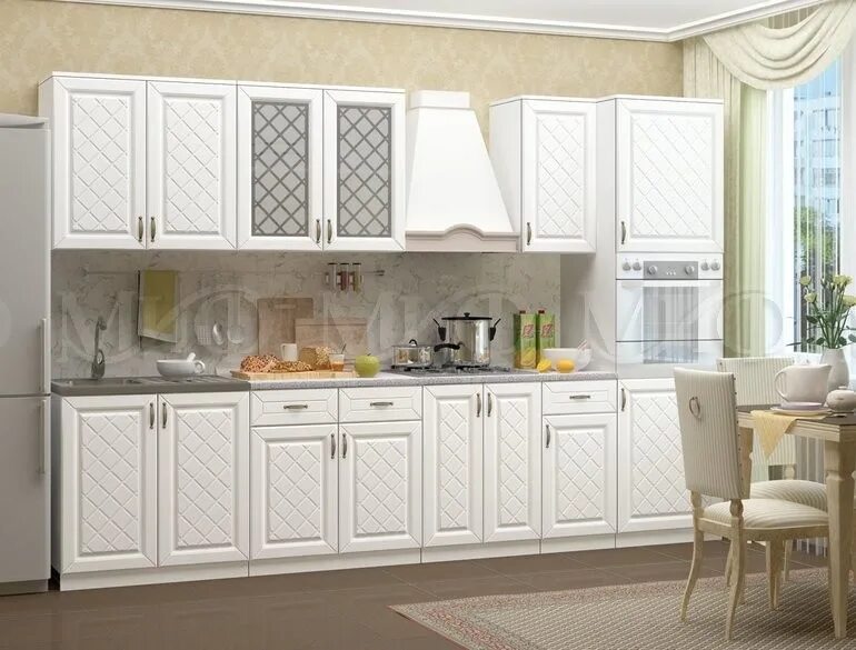 Кухонный гарнитур мдф фото Кухонный Гарнитур Ирма МДФ 3200 мм/Разные Цвета купить со скидкой 40% за 71&nbsp