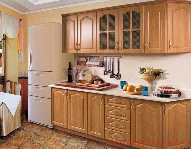 Кухонный гарнитур мдф фото Купить Кухня МДФ плёнка ПВХ Снята в Москве по цене 0 руб.