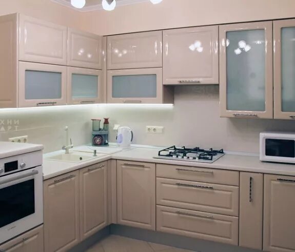 Кухонный гарнитур мдф фото Кухня Ривьера - заказать недорого в Москве у производителя Кухни-Смарт