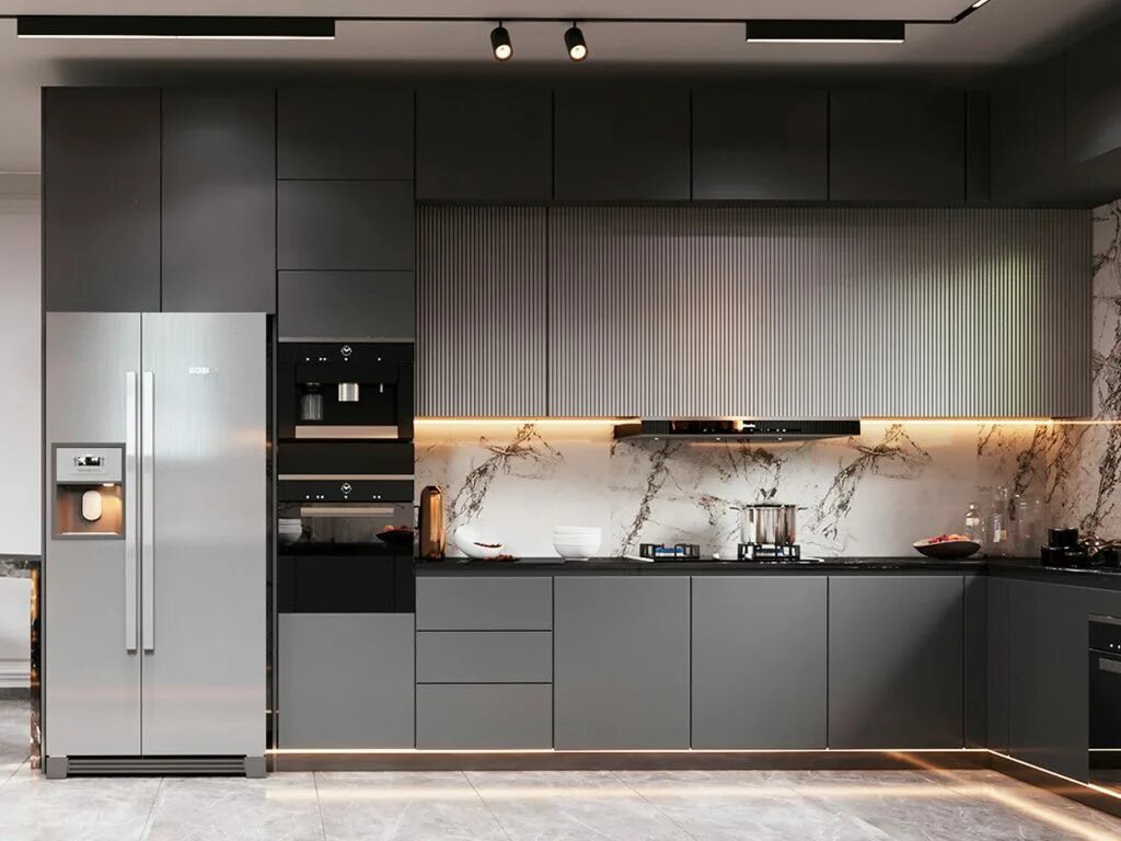 Кухонный гарнитур модные тенденции 2024 Современные кухни 2024 года: 10 новых трендов