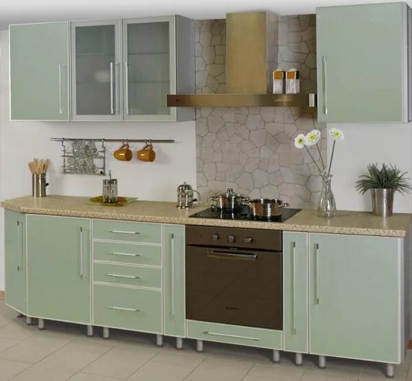 Кухонный гарнитур на ножках фото Кухня на ножках без цоколя фото Dom-Stroy16.ru