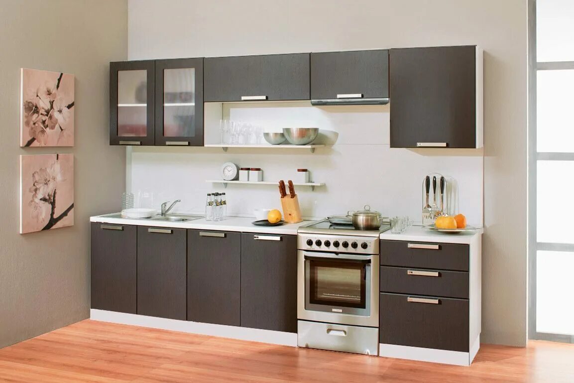 Кухонный гарнитур нижний новгород цены фото Купить Маленькие черно-белые кухни дешево вам поможет наш интернет-магазин DKN m