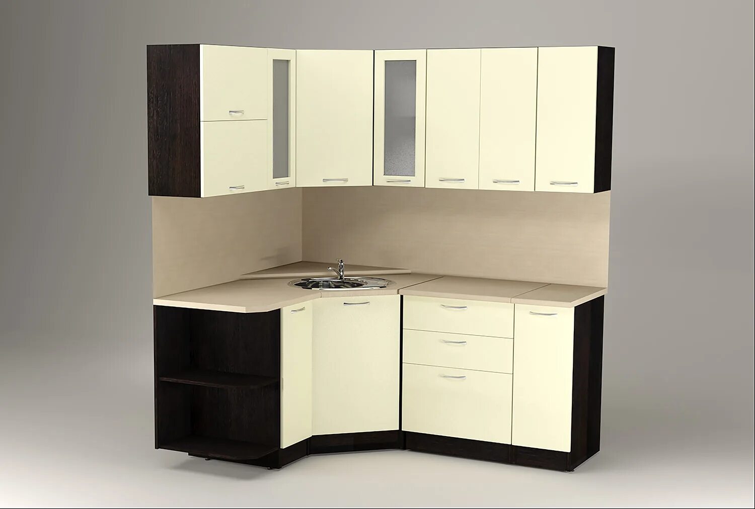 Кухонный гарнитур омск цены фото Кухонный гарнитур Карина оптима 1500х1800 мм - купить с доставкой, цена в Первый