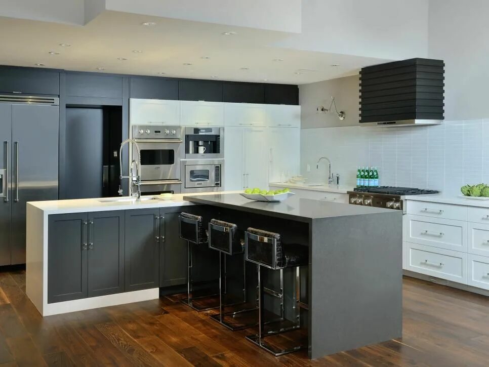Кухонный гарнитур остров фото A Guide to Kitchen Layouts Kitchen layout, Top kitchen designs, Kitchen remodel 