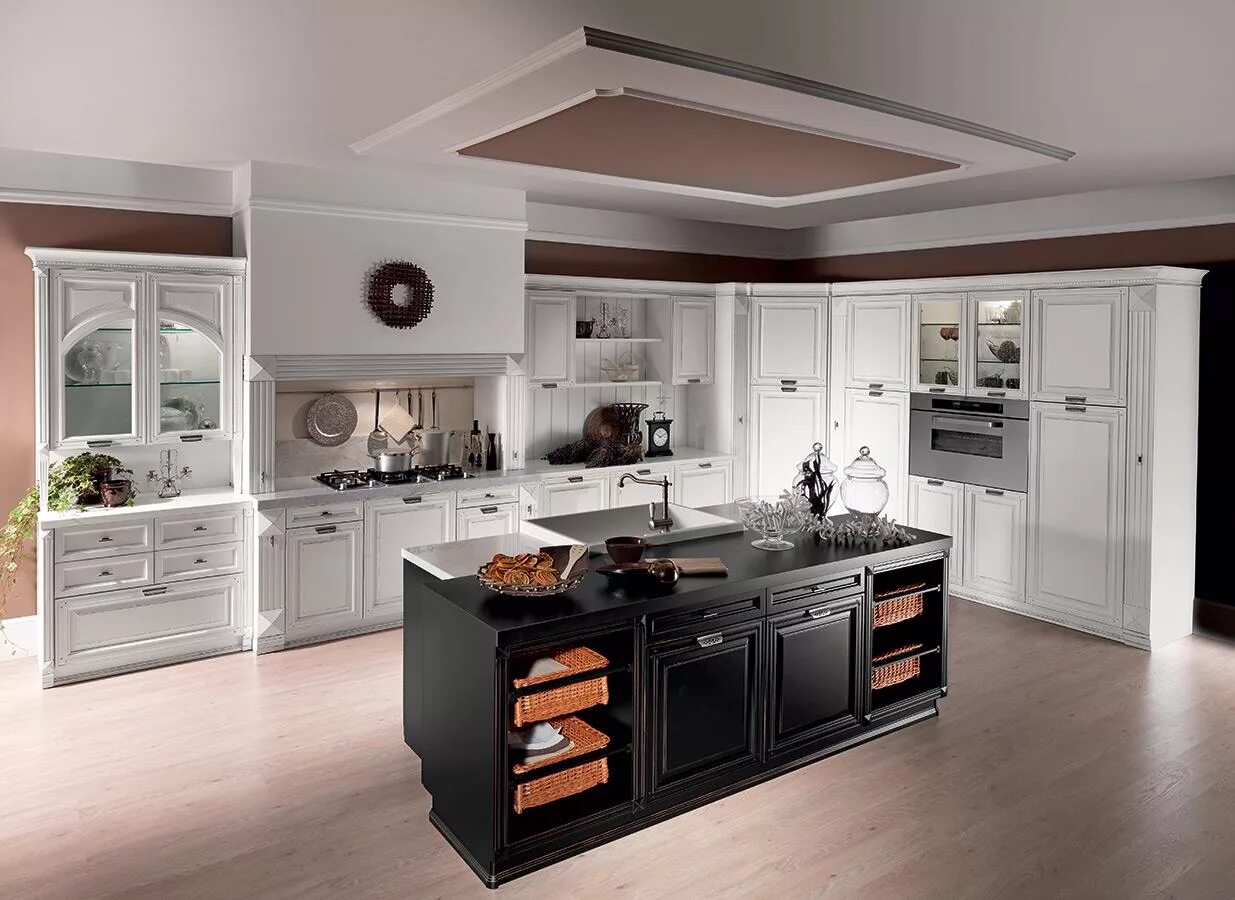 Кухонный гарнитур остров фото Кухня Pegaso фабрики Astra