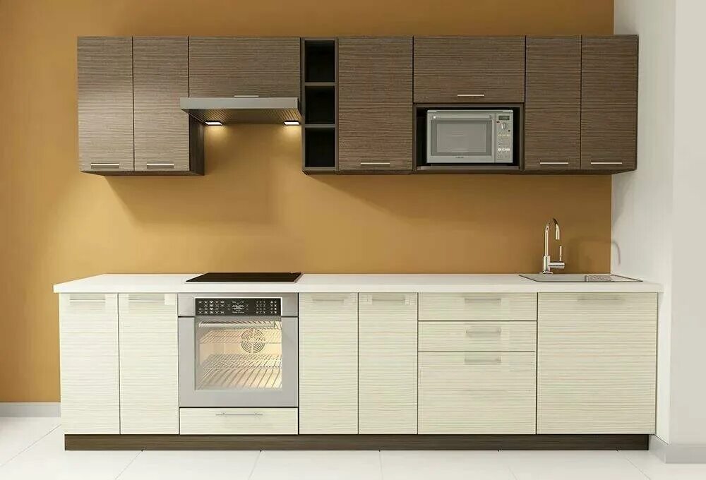 Кухонный гарнитур отзывы фото Кухонный гарнитур Лиственница ясень шимо темный/лиственница светлая/темная - куп