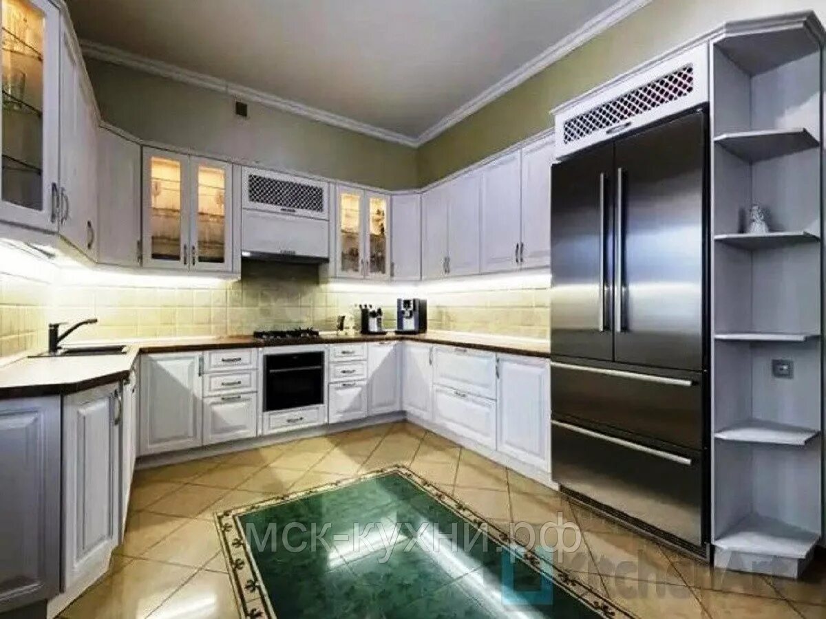 Кухонный гарнитур п образный фото П образные кухни с окном (76 фото) " НА ДАЧЕ ФОТО