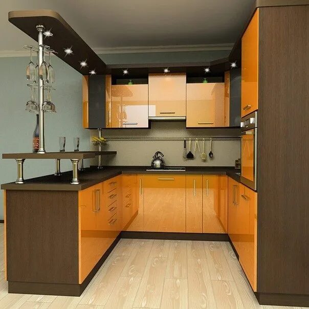 Кухонный гарнитур п образный фото Кухни - Фотография 50 из 737 ВКонтакте