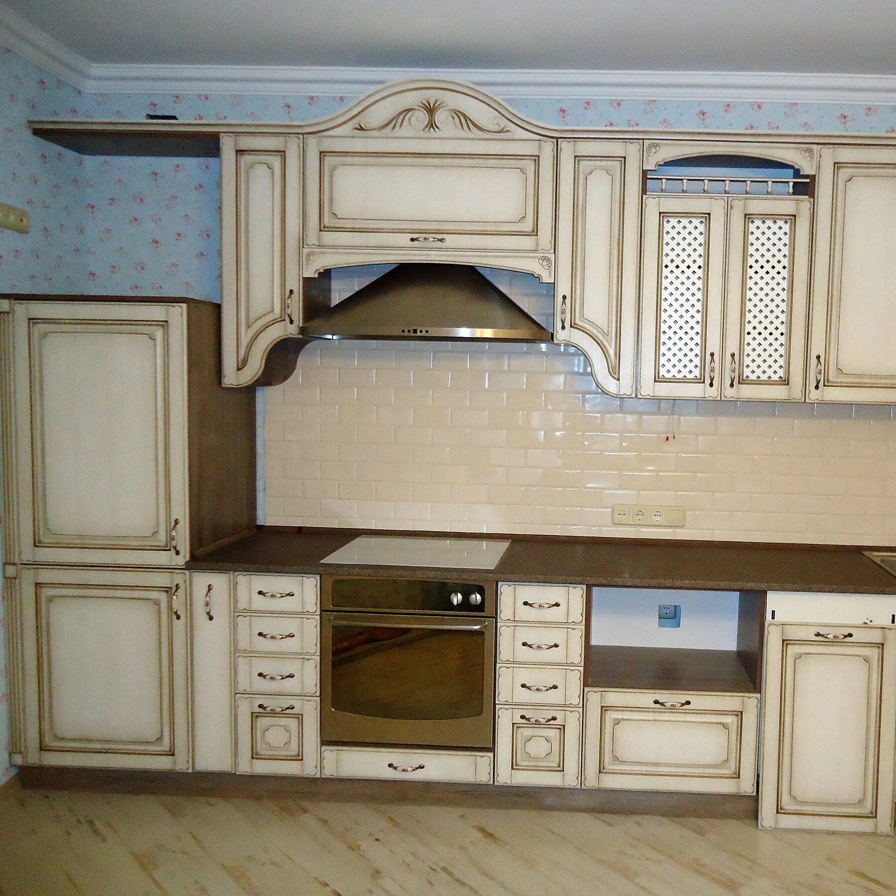 Кухонный гарнитур патина фото Купить Кухня МДФ Патина № 27 Мебель Просто