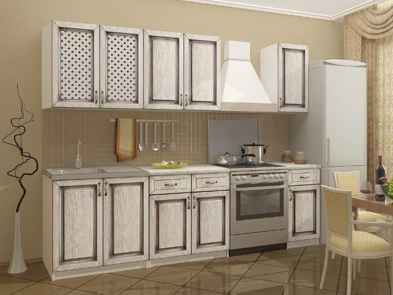 Кухонный гарнитур патина фото Кухня Патина 84 заказать недорого в Москве - 1Кухонный