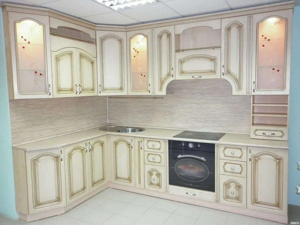 Кухонный гарнитур патина фото Кухня Патина 61 заказать недорого в Москве - 1Кухонный