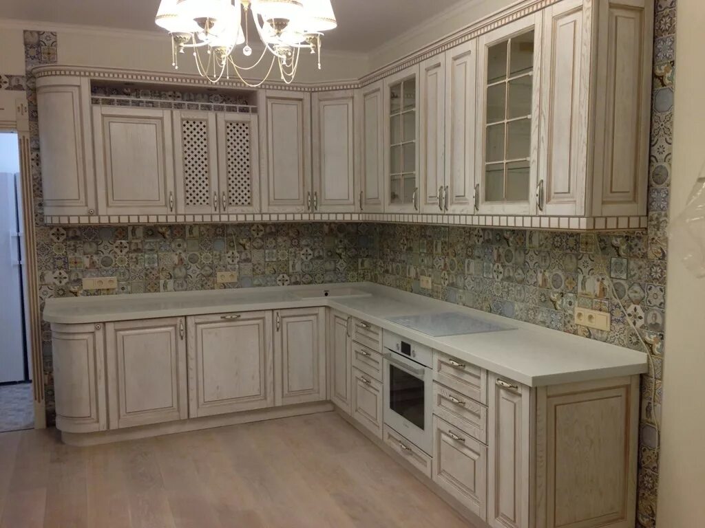 Кухонный гарнитур патина фото Кухня на заказ Красноярск - Товар № 574