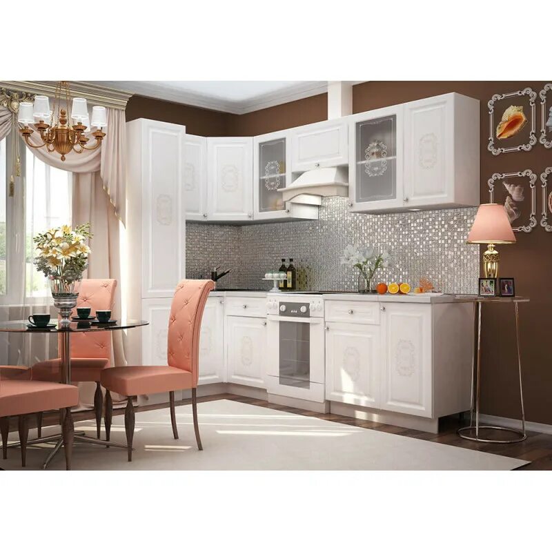 Кухонный гарнитур пенза каталог фото Кухонный гарнитур "Неаполь" 2600 купить в Перми, цены. Интернет-магазин "Домовен