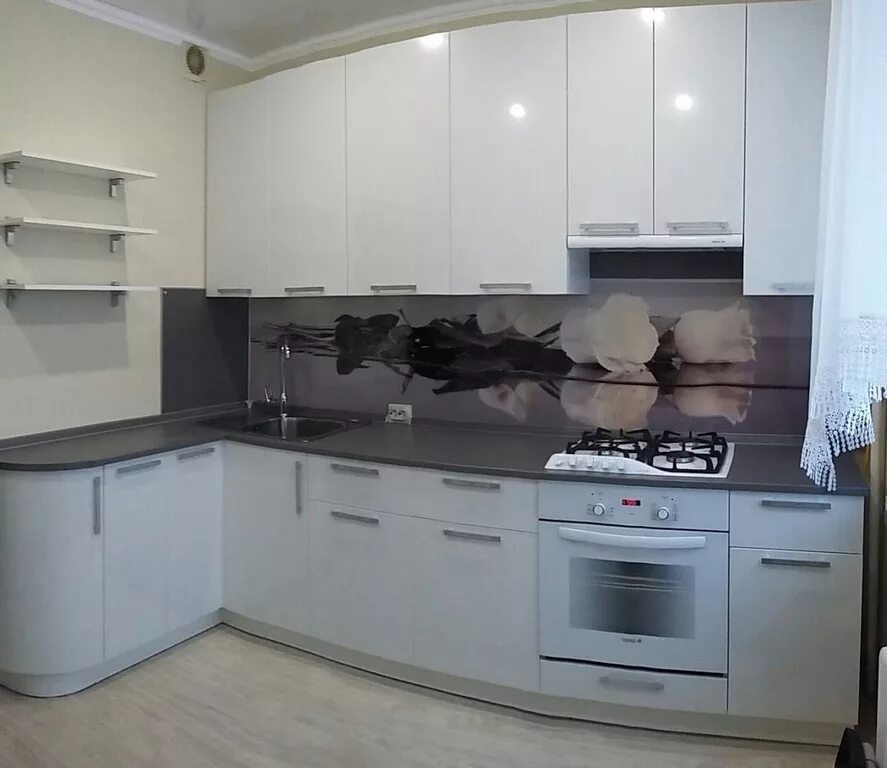 Кухонный гарнитур пластик фото Кухня PL 20 заказать недорого в Москве - 1Кухонный