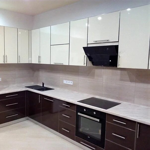 Кухонный гарнитур пластик фото Мдф в пластике для кухни: найдено 87 изображений