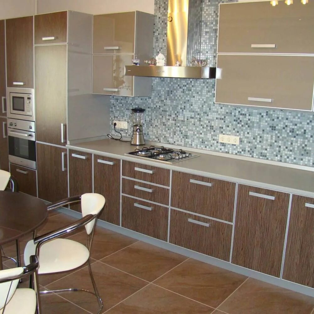 Кухонный гарнитур пластик фото Купить кухню на заказ в Ивантеевке в МСК (цены и фото с гарантией)