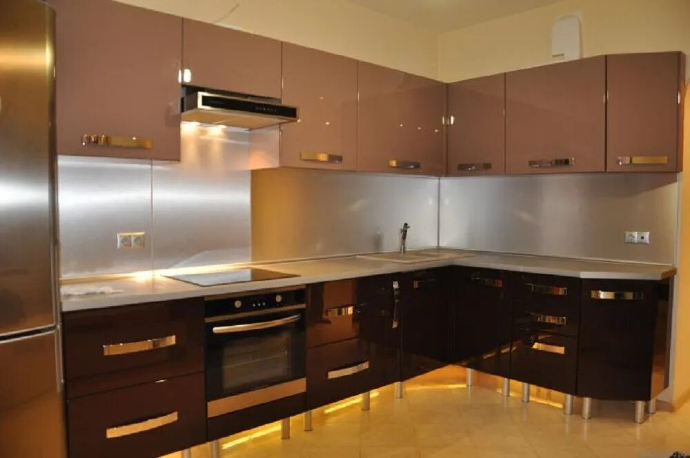 Кухонный гарнитур пластик фото Кухня 304 / Кухни / Мебельная фабрика "Эльф-Ола"