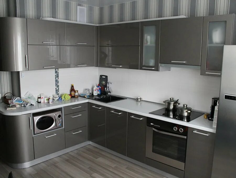 Кухонный гарнитур пластик фото Кухни из пластика в Минске цены фото, купить кухню пластик