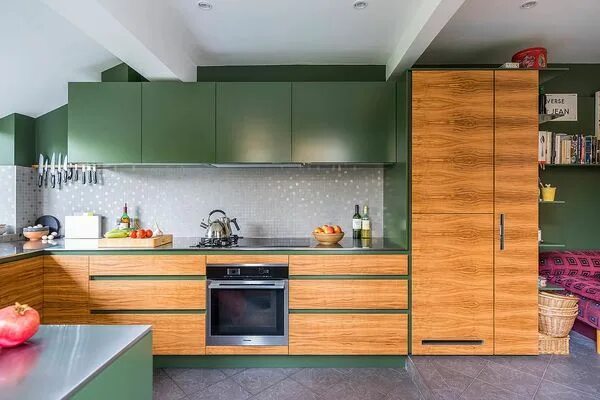 Кухонный гарнитур под дерево фото 3 метра 60-30-10 Color Rule: How to Use It & How to Break It Timeless kitchen, Contempor