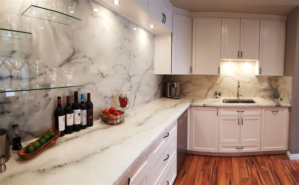 Кухонный гарнитур под мрамор фото Countertop Epoxy Photos and Video Gallery FX Poxy Countertops Replacing kitchen 