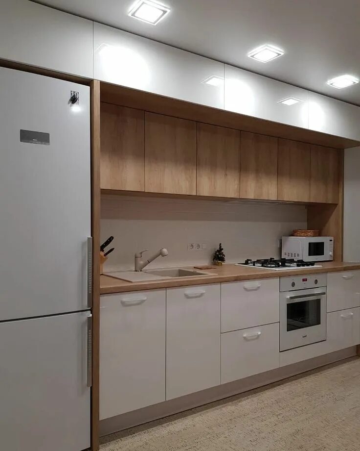 Кухонный гарнитур под потолок фото Кухни Шкафы Мебель Минск on Instagram: "Ящики на кухню до потолка с глубоким вер