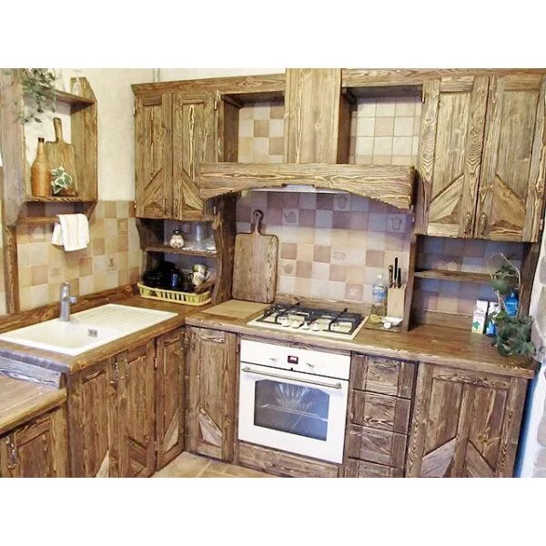 Кухонный гарнитур под старину фото Кухня под старину "Орфа"