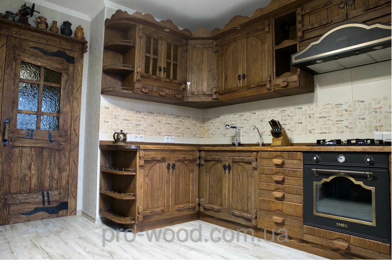 Кухонный гарнитур под старину фото Кухня на замовлення під старовину: продаж, ціна у Житомирі. Кухонні гарнітури ві