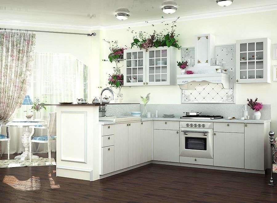 Кухонный гарнитур прованс фото Кухня Прованс (вариант 2) - купить за 41868.00 руб. в Москве по цене производите