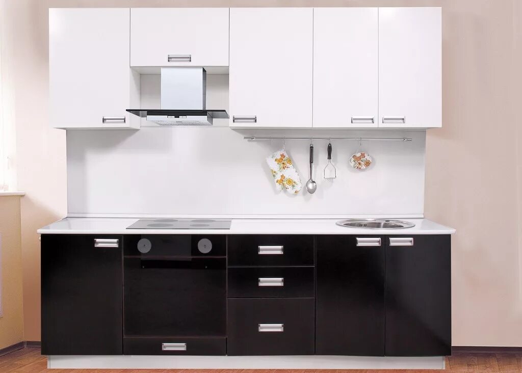 Кухонный гарнитур прямой 2.5 фото Кухня прямая 79 заказать недорого в Москве - 1Кухонный