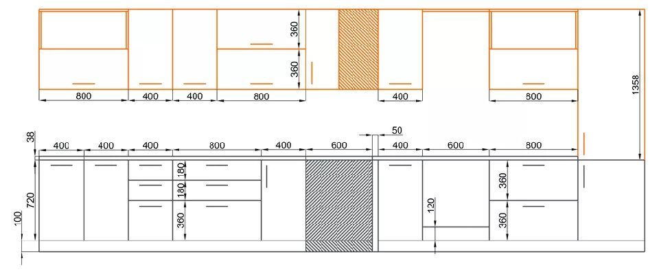 Кухонный гарнитур размеры шкафов фото Кухонная тумба: под стиральную машину, духовой шкаф, с ящиками