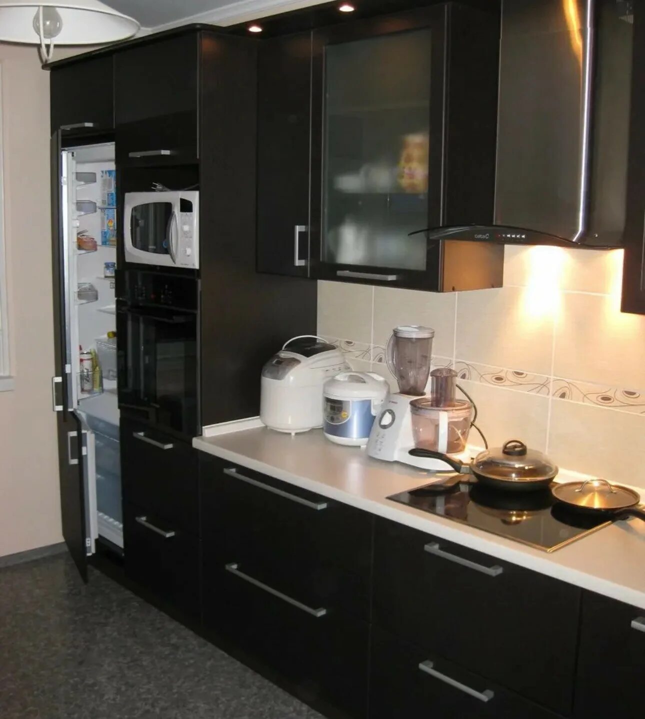 Кухонный гарнитур реальные фото в квартире Купить 1-комнатную квартиру, 40.5 м² по адресу Оренбург, проспект Победы, 166, 7