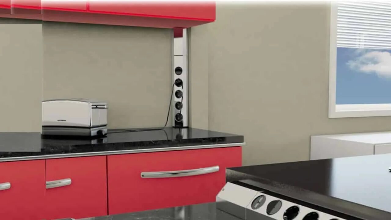 Кухонный гарнитур розетки фото Больше о столешницах Установка розеток на кухне.