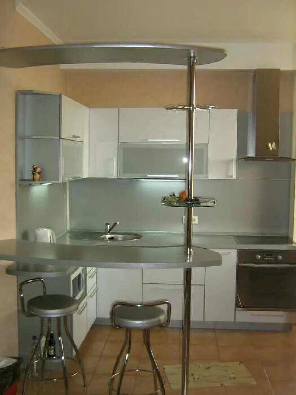 Кухонный гарнитур с барной стойкой фото Угловые кухонные барные стойки: найдено 89 изображений