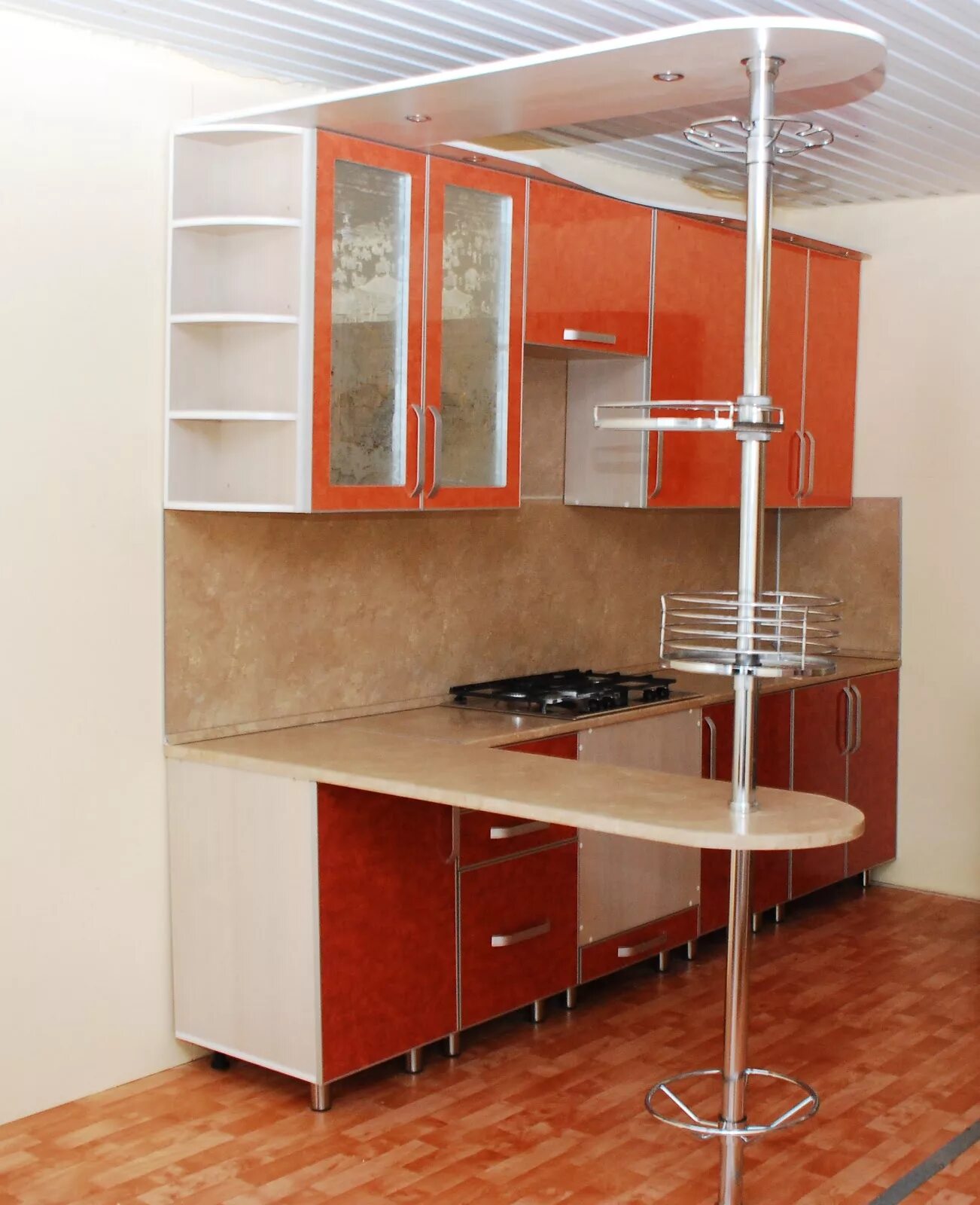 Кухонный гарнитур с барной стойкой фото Барные кухонные: найдено 71 картинок