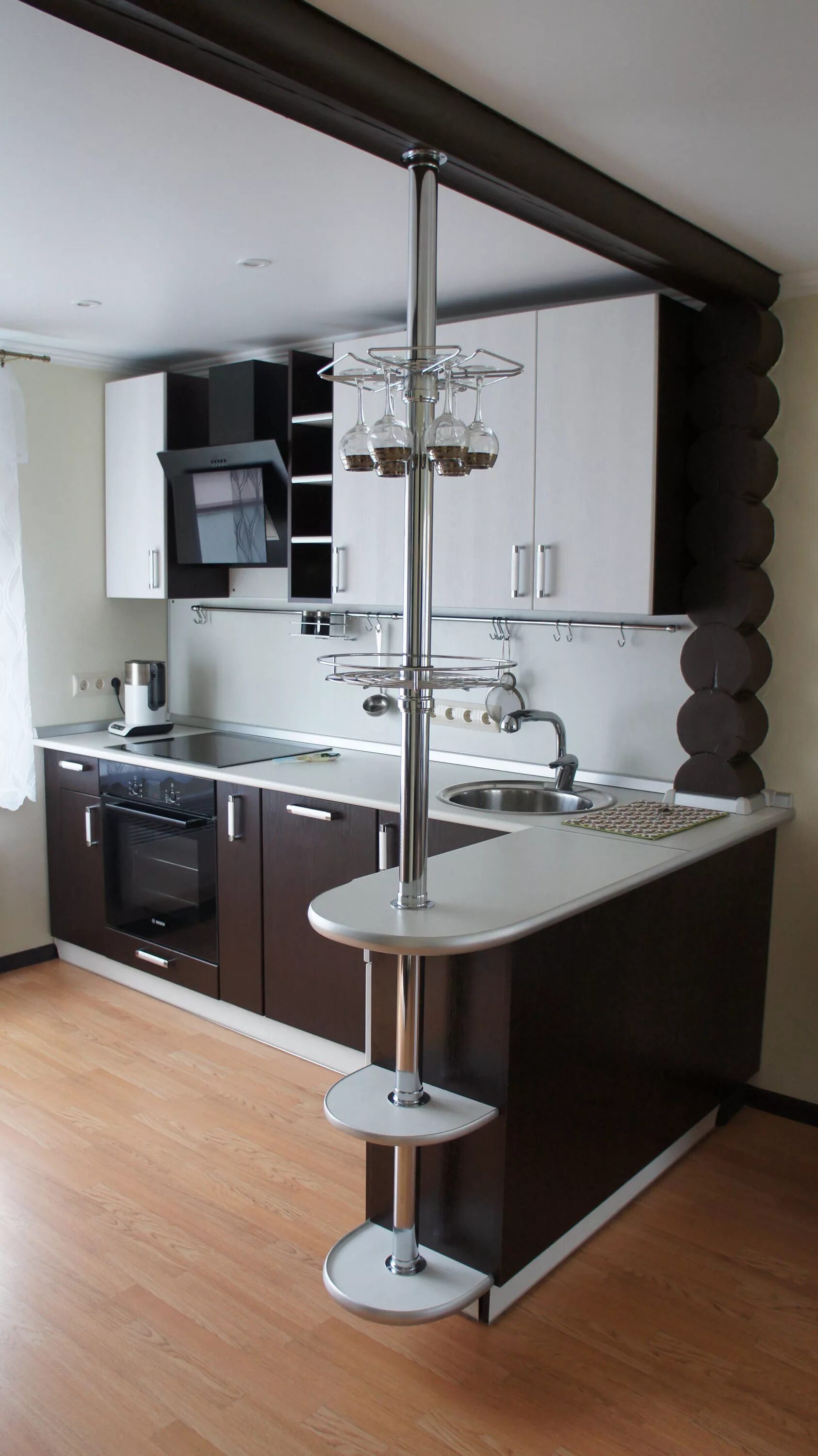 Кухонный гарнитур с барной стойкой фото Варианты кухни с барной стойкой проекты с фотографиями (Большой выбор фотографий