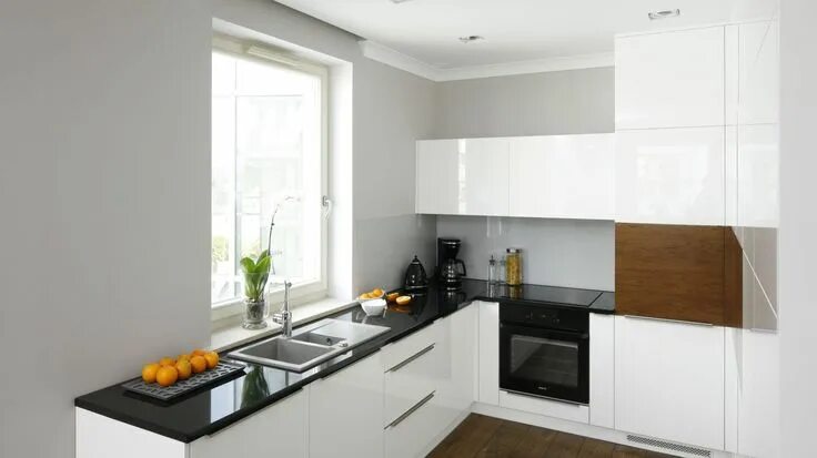 Кухонный гарнитур с белой столешницей фото 15 pomysłów na białą kuchnię Kitchen projects, Home kitchens, Ikea kitchen