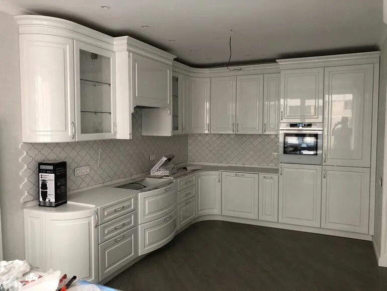 Кухонный гарнитур с карнизом фото Кухня-кухонька! Мы это сделали, ехуууу!)) - 127 ответов форум Babyblog