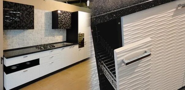 Кухонный гарнитур с рифлеными фасадами фото 3Д фасады и изделия с ними - Фотография 20 из 30 ВКонтакте