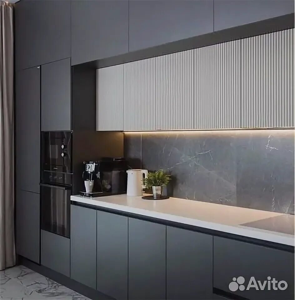 Кухонный гарнитур с рифлеными фасадами фото Фасады рифленые фото - DelaDom.ru