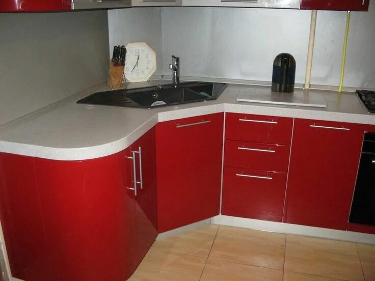 Кухонный гарнитур с угловой мойкой фото Как правильно и без проблем выбрать угловую мойку для кухни: размеры, материалы,